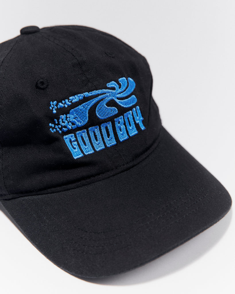 Good Boy Swirl Dad Hat in Black/Blue 🌀